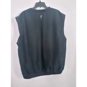 Ashworth Weather Systems Golf Vest Mens XL Black V-Neck Wind Resistant Bay Oaks